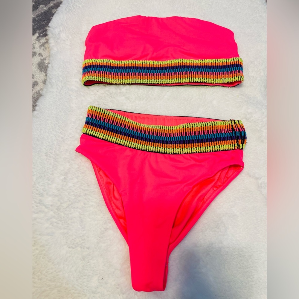 PEIXOTO SWIM / SWIMSUIT NEON PINK